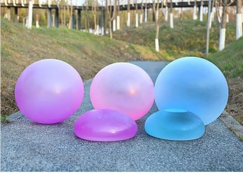 4 st bubbelboll för vuxna uppblåsbar rolig boll vatteninjektion bubbelboll (medium)