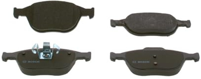 Bosch BP414 – Bromsbelägg för bil framaxel – Bosch kvalitet – brusreducering och damm – ECE-R90-certifierad, kopparfri – 1 set med 4 pickups