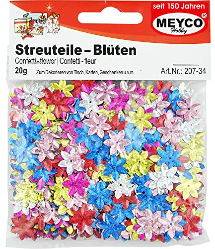 Pailletten Flitter Blüten gemischt ca. 20g
