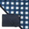 Little Unicorn - Coperta da picnic Premium lavabile Grande - Tappetino da gioco idrorepellente con sottofondo isolante, Telo da spiaggia - Varie dimensioni - 152 x 213 cm (Navy Plaid)