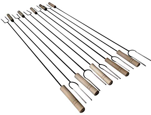 10x XXL Grillspieß Lagerfeuer Feuer Edelstahl Spieß Grillbesteck 1m / 120cm NEU!