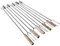 10x XXL Grillspieß Lagerfeuer Feuer Edelstahl Spieß Grillbesteck 1m / 120cm NEU!