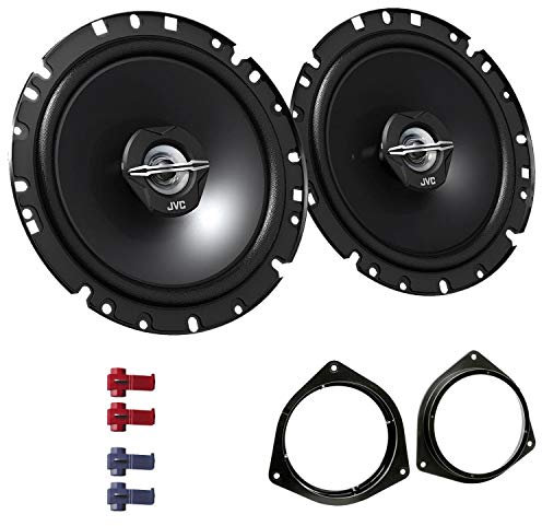 JVC CS-J1720X Lautsprecher mit Einbauset passend für Toyota Corolla E12 2002-2007 Türen vorne 600 W 170mm 2 Wege Koax