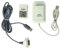 vhbw Play & Charge Kit kompatibel mit Microsoft Xbox 360 Controller - 1x Ladegerät, 1x Ladekabel, 2X Akku, Schwarz, Grau, Weiß