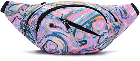 Long Keeper Bauchtasche Damen Herren - Gürteltasche Groß Waist Fanny Pack, Multifunktional Brusttasche Stylisch Hüfttasche für Running Sport Reisen