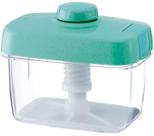 TIKUSAN Tsukemono - Pressa per sottaceti istantanea, rettangolare, realizzata in Giappone, senza BPA, 1,6 l, colore: verde