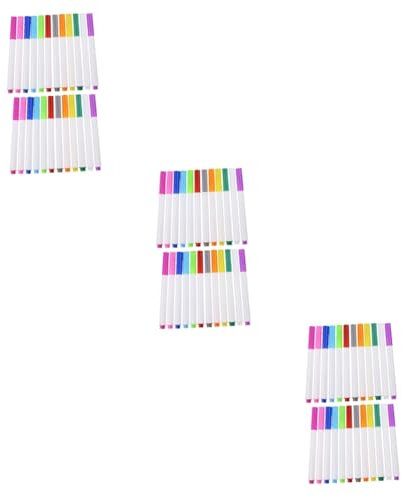 Toyvian 72 Stk Wasserlöslicher Stiftfarbstiftlöschbarer Stiftflüssigkeitkreide Tafelkreide Löschbare Feste Kreide Feste Wasserlösliche Kreide Staubfreie Kreide Sauber Aquarellpinsel