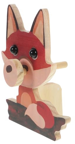 MAGICLULU Fuchs Brillenhalter Holz Brillenständer Für Desktop Präsentation Mit Aussparung Für Sicheren Halt Tischdekoration Geschenkidee