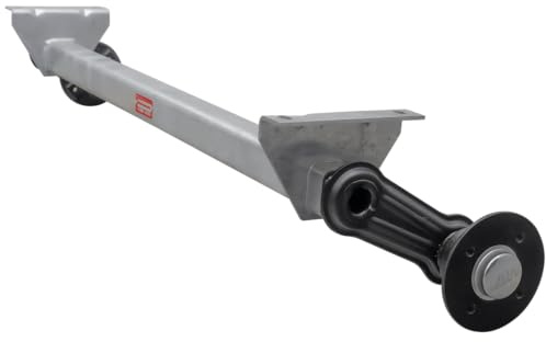 Knott Eje de Torsión sin Freno para Remolque Ligero 750 kg, Conducción Estable y Segura, Distancia de Montaje 1070 mm y Bujes 1370 mm, Ataque de Rueda 4x100, Modelo VG7-L