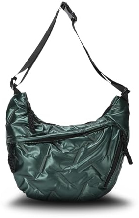 Jywmsc Borsa a Mezzaluna per Donna Borsa a Tracolla Imbottita Trapuntata e Gonfia Borsa a Tracolla Multitasche Borse Hobo Spaziose Borsa a Luna Borsa a Gnocco Larga
