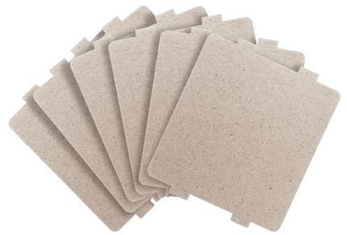 HOMOBABE 6pezzi Coperchio Guida Onda Mica Per Forno Microonde Materiale Resistente Alle Alte Temperature Adattabile Per Sostituzione Parti Del Microondper Accessori Da Cucina e Riparazioni