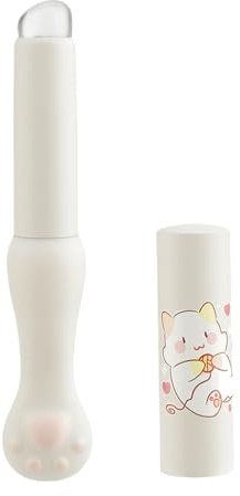 Silicone Lip Brush Applicator for Lip Gloss Balm Stick Concealer Multifunctional Makeup Tool with Lid Cats Paw Lip Brush