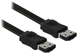 Alcasa eSATAII 2m cavo SATA eSATA Nero - Cavi SATA (2 m, SATA II, eSATA, eSATA, Male connector/Male connector, Nero)