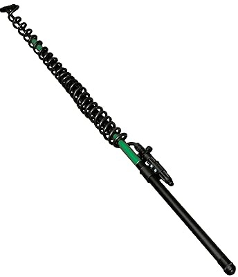 Telescopic Lance for Long Reach Spraying - 3.2m - Made from Fibreglass - Foldable in Sections - Fits Most Sprayers - Garden and Outdoor Areas - Made in Europe, Green