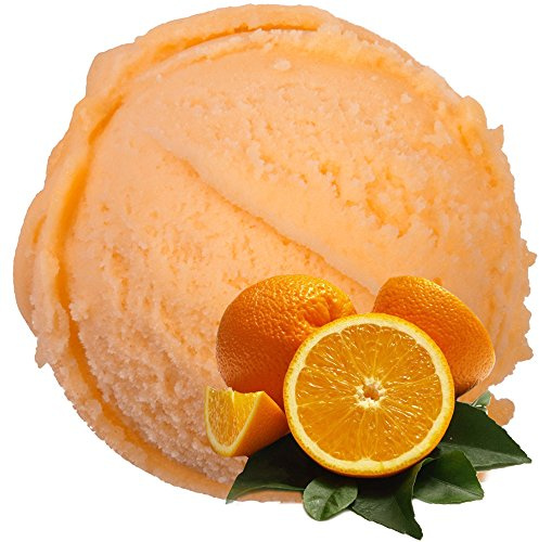 Apfelsine Geschmack 1 Kg Gino Gelati Eispulver für Speiseeis Softeispulver Speiseeispulver