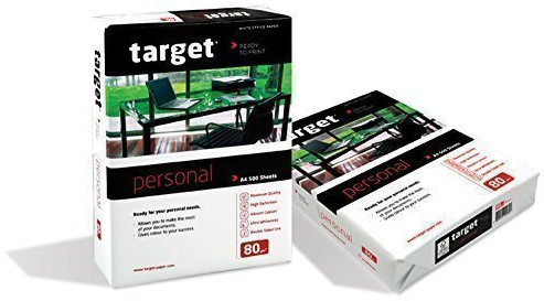 Target Personal Kopierpapier 80g/m² DIN-A4 2.500 Blatt Druckerpapier weiß