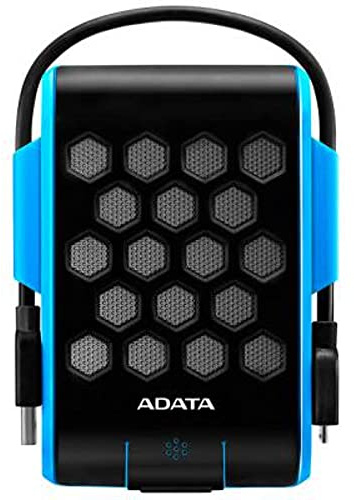 ADATA HD720 1TB USB 3.0 High Speed G Shock Sensor IP68 Military Grade Waterproof Dustproof Shockproof Ruggedized External Hard Drive, Blue (AHD720-1TU3-CBL)