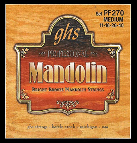 GHS MANDOLIN BRIGHT BRIGHT - Jeu de cordes - PF270 - Moyen - 11/040