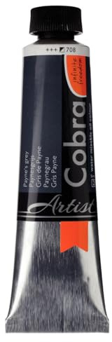 COBRA Talens wassermischbare Ölfarben, 40 ml, 708 Paynegrau