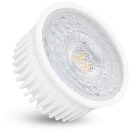 SSC-LUXon FM-3 LED Modul fourSTEP 4W neutralweiß 38° GU10 Ersatz dimmbar | Flaches LED-Modul FM-3 neutralweiß ohne Dimmer - Helligkeit in 3 Stufen am Schalter, enger 38° Winkel, GU10-Ersatz für Spots