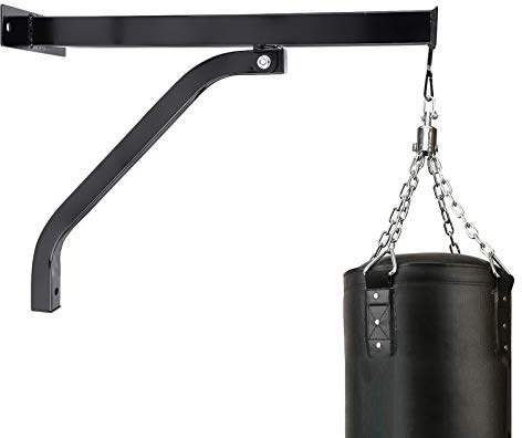 Ejoyous Boxsäckshållare väggfäste, boxningssäck ställ upphängning för boxningssäck upp till 100 kg boxningssäck hängare L x H: 39,5 x 50 cm