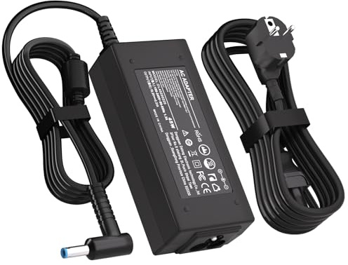 Chargeur pour Ordinateur Portable HP, Bloc d'alimentation Compatible avec Stream 11/13/14, Pavilion 11/13/14/15, Elitebook Folio, Spectre Ultrabook et Plus Encore 45W