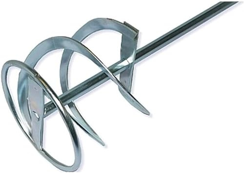 SIO Frusta di Miscelazione per Trapano 80 x 400 mm – Agitatore Professionale per Vernice Malta Colla Cemento Intonaco e Materiali Liquidi – Miscelatore per Trapano da Cantiere e Officina