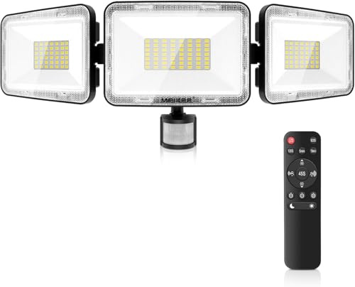 MEIKEE 70W LED-strålkastare med rörelsesdetektor 6800 LM LED strålkastare IP66 vattentät utomhusstrålkastare 6500K dagsljus vit utomhusbelysning för gård, garage, trädgård