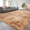 QUINZI Alfombras Suaves de Pelo Largo alfombras Modernas mullidas alfombras Suaves para Dormitorio Sala de Estar habitación de los niños alfombras peludas alfombras(Caqui,120x180)