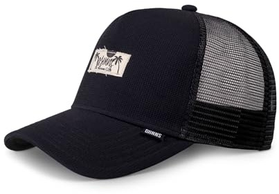 Djinns - Waffle DNC (Black) - Trucker Cap Meshcap Hat Kappe Mütze Caps