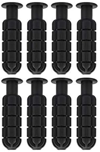 JYTDBCS Manopole per calcio balilla, 8 pezzi, impugnatura in gomma per calcio balilla, ricambio per bambini e bambini, in plastica