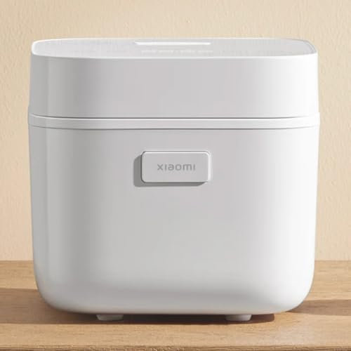 Xiaomi Smart Multifunctional Rice Cooker - Olla Arrocera Eléctrica Japonesa | Arrocera Multifuncional Inteligente 1,5L Blanca | Arrocera 6 en 1 con Temporizador 24h | Incluye Cucharón y Taza Medidora
