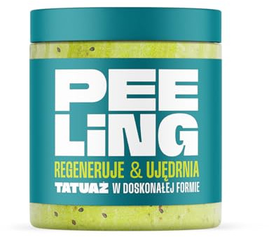 NEBA - Tatoo Pflege - Peeling Körper - Body Sugar Scrub, für Hautpflege Vor und Nach dem Tätowieren - Vegan, mit Shea Butter und Glycerin - Pflegt trockene Haut und Geheilte Tattoos - 300 g