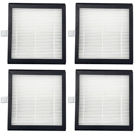 Carkio DH02 True HEPA Filter Replacement Compatible with TTenergy Sorbi DH02 2 in 1 Dehumidifier(1000ML)/Air Purifier, Afloia AQ8 Q8/Honati/Hysure Q7 Air Purifier- 4 Pack