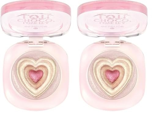 Essence Cosmetics LOVE IT A CHOCO’ LOT! illuminante, luminosa, brillante, 6 g (Confezione da 2)