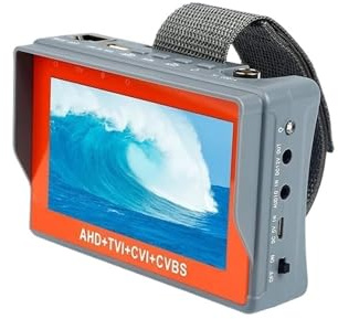 Tester CCTV, Tester for telecamere CCTV da 8 MP 5 pollici Mini monitor di videosorveglianza AHD/TVI/CVI Supporto Telecamere PTZ(IV5-5Inch 8mp)
