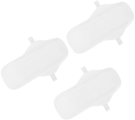 TIKODIDA 3 Stück Wiederverwendbare Baumwoll menstruationspads Atmungsaktive Damenbinden ohne Plastik Waschbare Hygieneeinlagen für Frauen für Sicheren Bequemen Schutz Periode