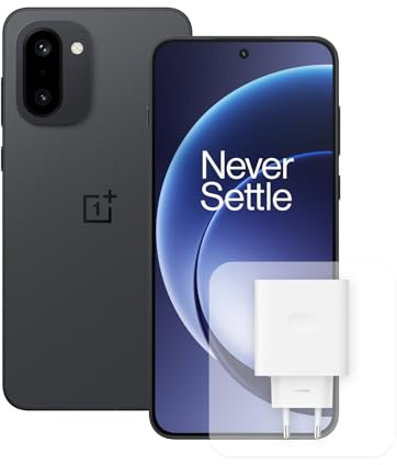 OnePlus 15R 5G AI Smartphone, 12GB RAM 512GB ROM, Écran AMOLED 6.83 165Hz, Snapdragon 8 Gen 5, Batterie 7400mAh Charge 80W SUPERVOOC, Triple Caméra 50MP, Résistant à l'eau IP68, Charcoal Black