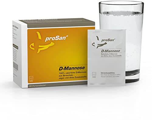 proSan D-Mannose Pulver (30 Stück) | Vegan und 100% Naturbelassen aus Birke | Antibiotikafrei | in praktischen Einzeldosen | frei von Zusatzstoffen | Qualität aus Deutschland