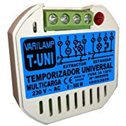 Varilamp T-UNI temporizador universal dual a pulsadores 500w max, valido para led
