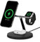Belkin BoostCharge PRO 3-in-1-Wireless-Ladegerät mit MagSafe für iPhone 13 + Apple Watch + AirPods (lädt iPhone 13-Modelle magnetisch mit bis zu 15 W)