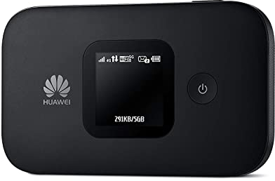 HUAWEI Hotspot Mobile E5577-320 4G LTE Wi-FI, jusqu'à 150 Mbit/s, 51071TQC Noir