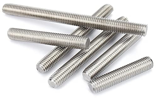 CONPHERON Gewindestange M12 Edelstahl Voll Gewindestangen Bar Stab Stehbolzen M12×100mm, 2 Stück