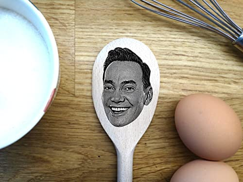 Craig Revel Horwood's Face Engraved on a Wooden Spoon (30cm), Birthday, Strictly Dancing UK TV Show Judge