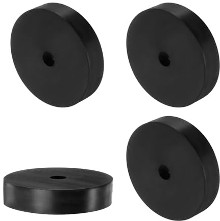 QUARKZMAN 4pcs Entretoises en Caoutchouc, Rondelles Épaises, Amortisseur Anti-Vibration pour Connexions Électriques Réparation Automobiles Appareils Voiture, 80mm OD x 12mm ID x 20mm Hauteur