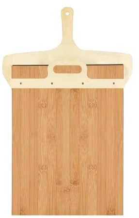 Debble 12 Inch Sliding Pizza Peel with Wood Handles, Nonstick Smooth Slide Pizza Paddle for Oven, Lightweight Wooden Pizza Spatula, Multi Purpose Kitchen Tool Accessories for Home and Restaurant