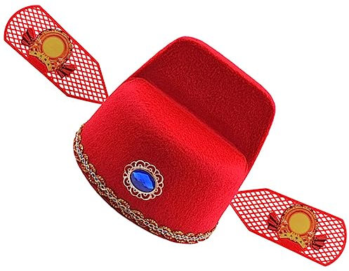 MUSISALY Retro Chinesischer Hut Für Erwachsene Festliches Cosplay-accessoire Leicht Und Bequem Für Partys Und Bühnenaufführungen Bringt Freude Und Kreativität Ihre Feierlichkeiten