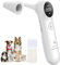 Thermomètre auriculaire pour chiens, chats et animaux de ferme, avec longue sonde de mesure, commutation en °C/°F, bouton muet, mesure en 1 seconde