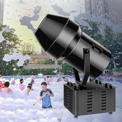 Sweet taize Foam Machine For Outdoor Parties | High Power Stage Effect Bubble Foam Machine | Shaking Head DJ Equipment For Christmas Atmosphere | 60㎡ Area Coverage | 6-10M Distance