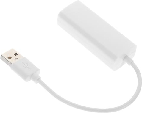 Adaptador de Red Ethernet USB Rj-45 Abs 10/100mbps para Portátil | Chip de Red Potente y Junta Disipadora, Color Blanco, Uso Sencillo, Conexión Estable para Equipo
